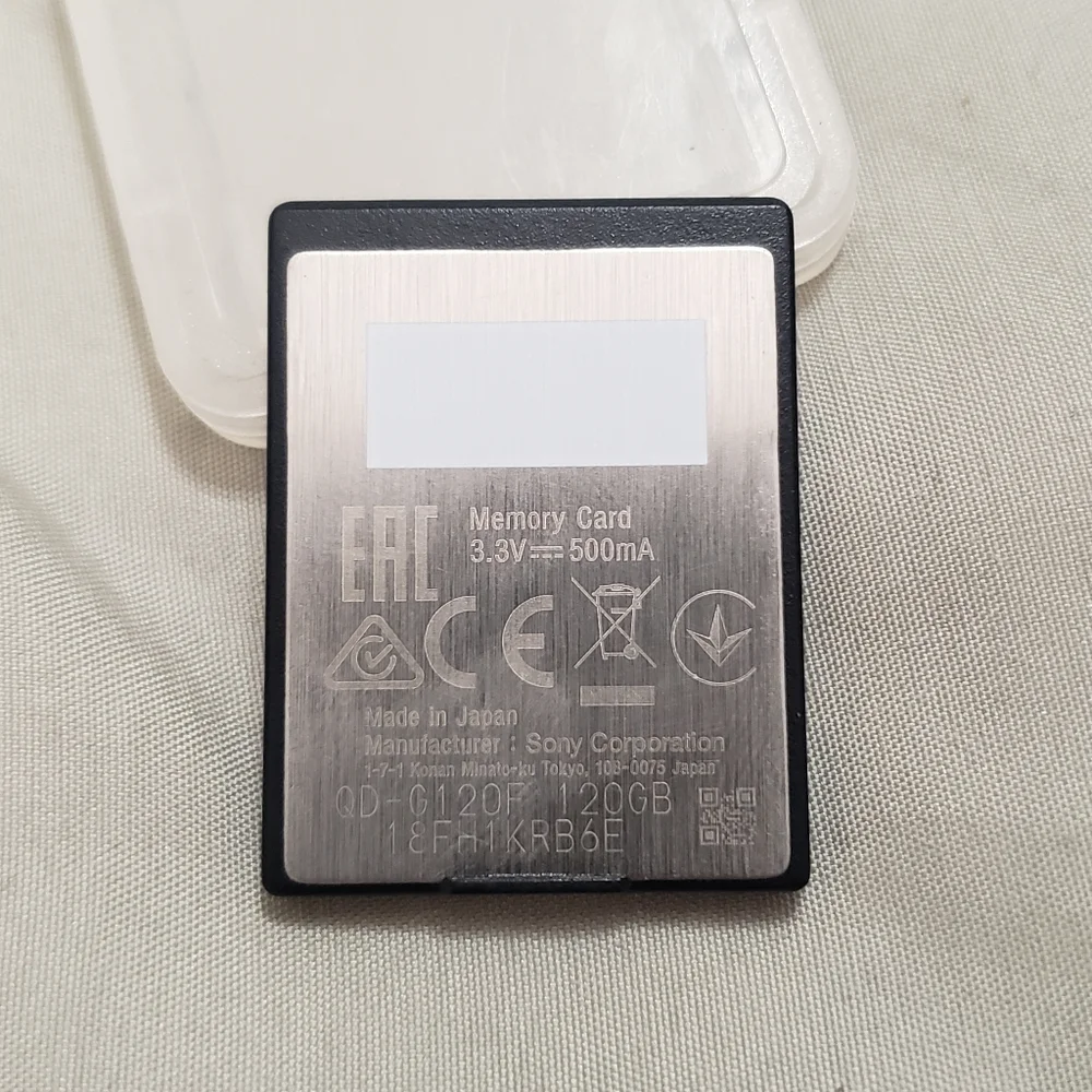 Sony 120GB G Series XQD Memory Card